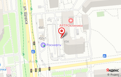 Магазин Медицинский гардероб на улице Щорса на карте