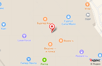 Салон оптики Айкрафт в ТЦ Сургут Сити Молл на карте
