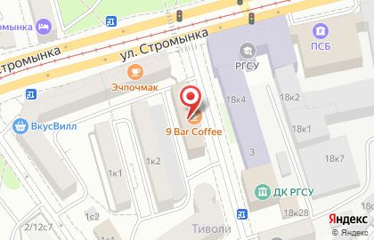 «Брызги» - сауна с бассейном, бильярдом и караоке в Москве на карте