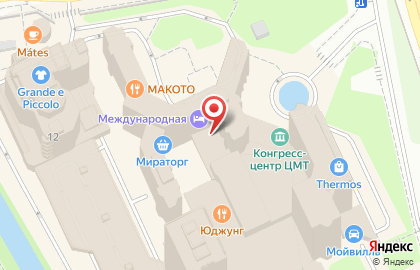 Интернет-провайдер Ok-net на Краснопресненской набережной на карте