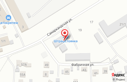 ООО Индустрия строительства на Самаркандской улице на карте