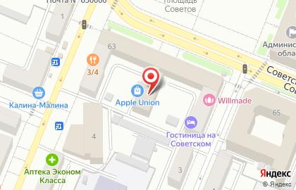 Веб-студия Lancelab на Советском проспекте на карте