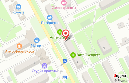 Магазин постельных принадлежностей Мягкий сон в Красноглинском районе на карте