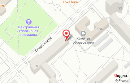 Ветеринарная клиника и зоомагазин Жизель на Советской улице на карте