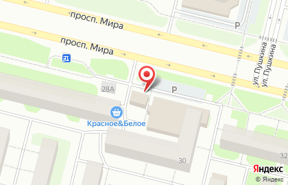Продуктовый магазин в Сургуте на карте