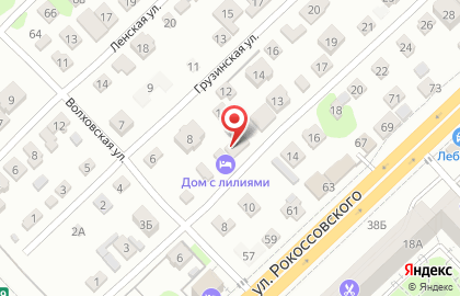 Гостиница Дом с лилиями на карте
