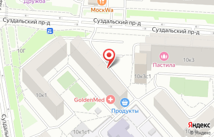 ВКС на Суздальской улице на карте