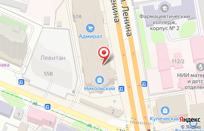 Магазин обуви Belwest на проспекте Ленина на карте