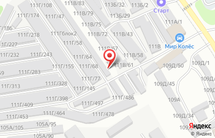 Гаражный кооператив Заря в Тобольске на карте
