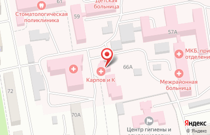 Медицинский центр Карпов и К на карте