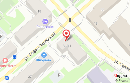 Салон-парикмахерская Эффект на улице Софьи Перовской на карте