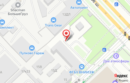БалтСервисТранс на Московском шоссе на карте