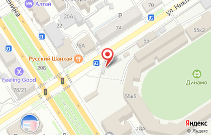 Киоск по продаже мяса кур в Центральном районе на карте