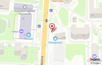 Щиты 3х6 от Север на проспекте Гагарина на карте