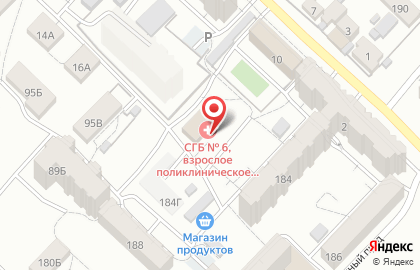Городская больница №6 в Самаре на карте