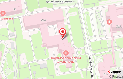 Банкомат Автовазбанк, филиал в г. Чебоксары на улице Фёдора Гладкова на карте