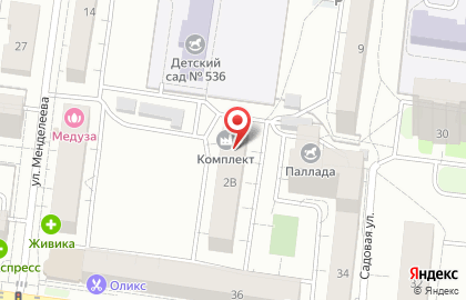 Школа развития и скорочтения Интеллект в Кировском районе на карте
