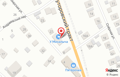 Инструментально-метизный магазин У Михалыча на Сибирской улице на карте