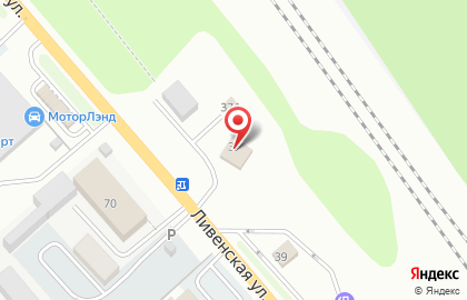 Автокомплекс в Железнодорожном районе на карте