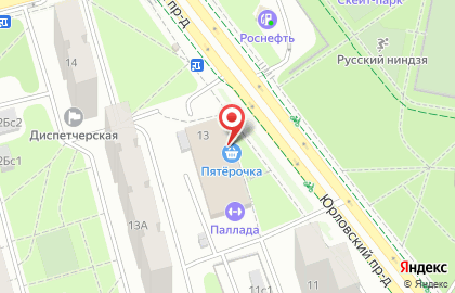 Банкомат СберБанк в Юрловском проезде, 13 на карте