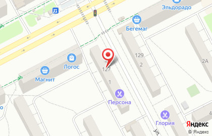 Ателье Надежда на улице Ворошилова на карте