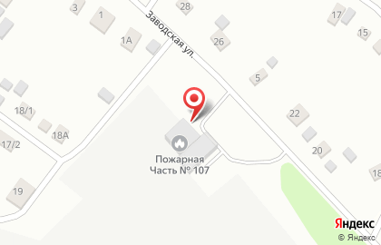 Пожарная часть №107, п.г.т. Мегет на карте