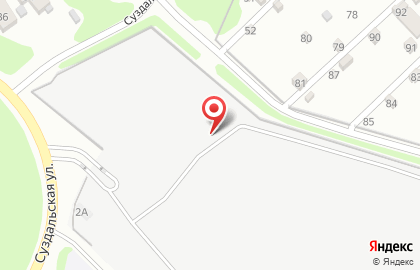 Магазин автозапчастей на улице Суздальская на карте