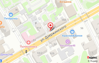 Магазин автозапчастей в Курске на карте