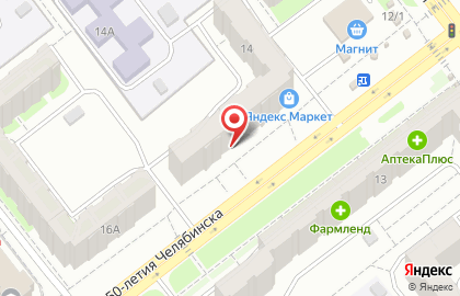 Салон эпиляции и косметологии Клеопатра на улице 250-летия Челябинска на карте