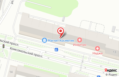 Парикмахерская Расческа на Комсомольском проспекте на карте