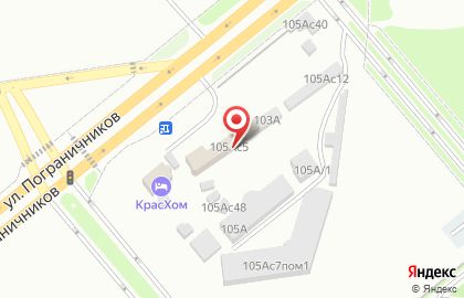 Торгово-производственная компания Скиф на улице Пограничников на карте