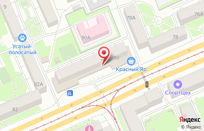 Салон связи МТС на проспекте Газеты Красноярский Рабочий, 80 на карте