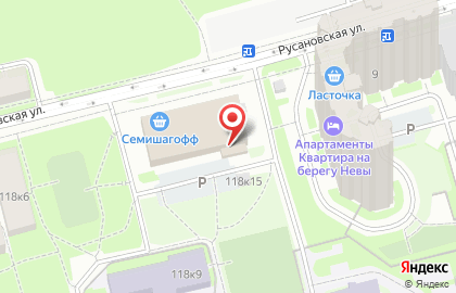 Ателье в Санкт-Петербурге на карте