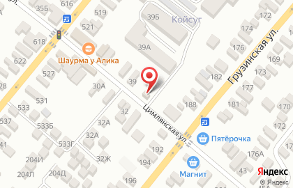 Магазин овощей и фруктов в Ростове-на-Дону на карте