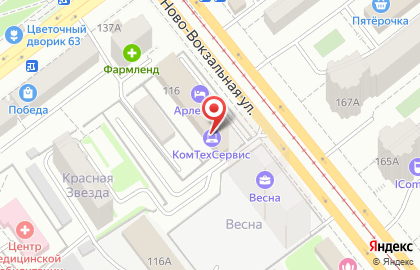 Студия рукоделия на Ново-Вокзальной улице на карте