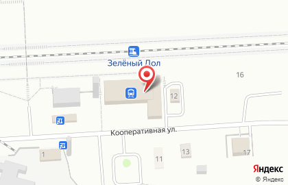 Зеленый Дол, железнодорожная станция, г. Зеленодольск на карте