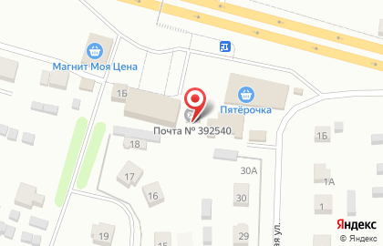 Стрельцы, отделение почтовой связи на карте