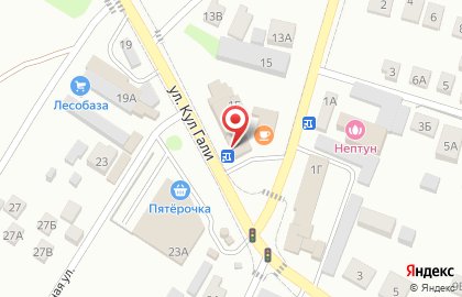 Магазин фруктов и овощей на Центральной улице на карте