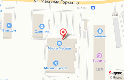 Гипермаркет Магнит Семейный на улице М.Горького на карте