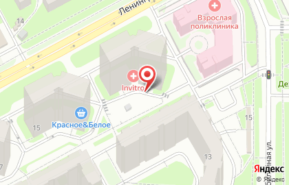ИНВИТРО на улице Ленинградская на карте