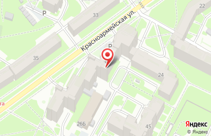 Транспортная компания ТРАНСКОМ на Красноармейской улице на карте