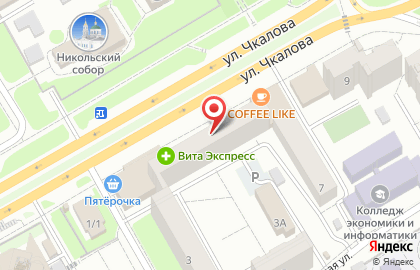 Belle на улице Чкалова на карте