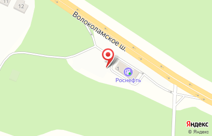 АЗС Роснефть на Волоколамском шоссе на карте