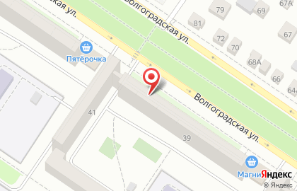Салон красоты Статус на Волгоградской улице на карте