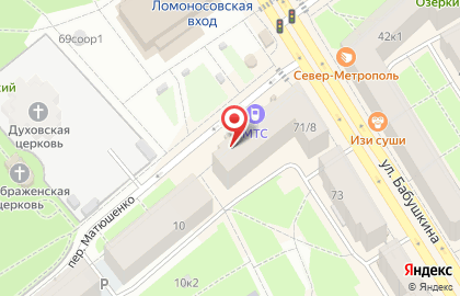 Продуктовый магазин в Санкт-Петербурге на карте