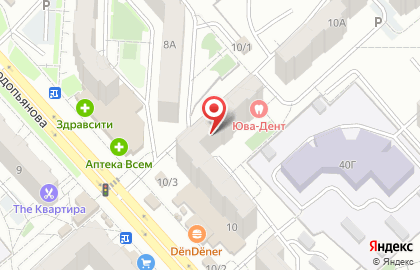 Десанж на карте