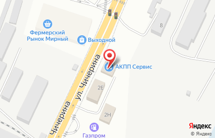 АКПП-сервис на улице Чичерина на карте