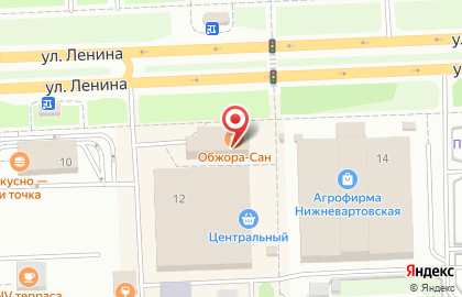 Ресторан японской кухни Обжора Сан в Ханты-Мансийске на карте