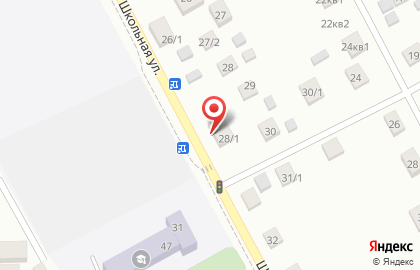 Ресторан доставки суши и пиццы Тайяки на Школьной улице на карте
