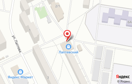 Специализированный магазин Стоп.ка на улице Лаптева на карте